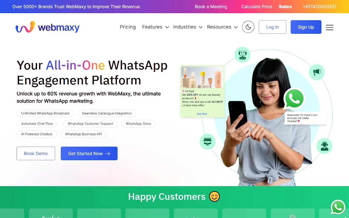 Captura de Webmaxy