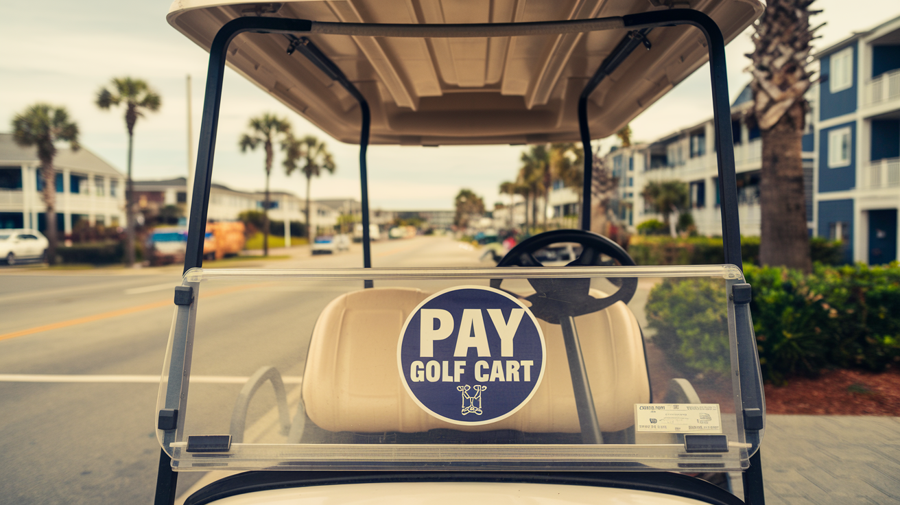 Where to Pay for Golf Cart Decals in Myrtle Beach