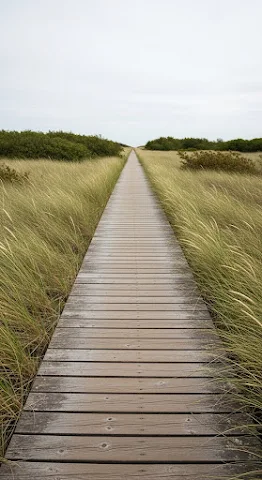 Wooden Board Path Dunes
