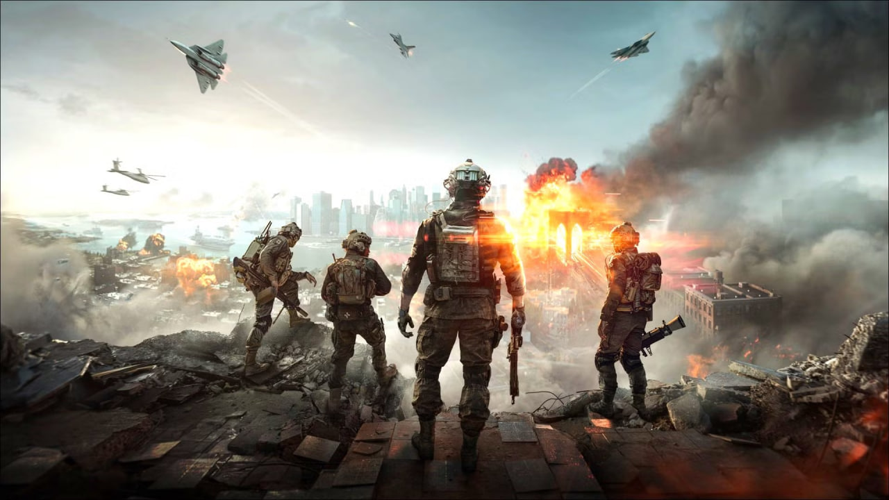 Battlefield 6 update 1.1.3.0 key art showing winter combat and new features