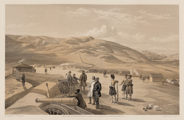 Highland Brigade camp looking south 1855