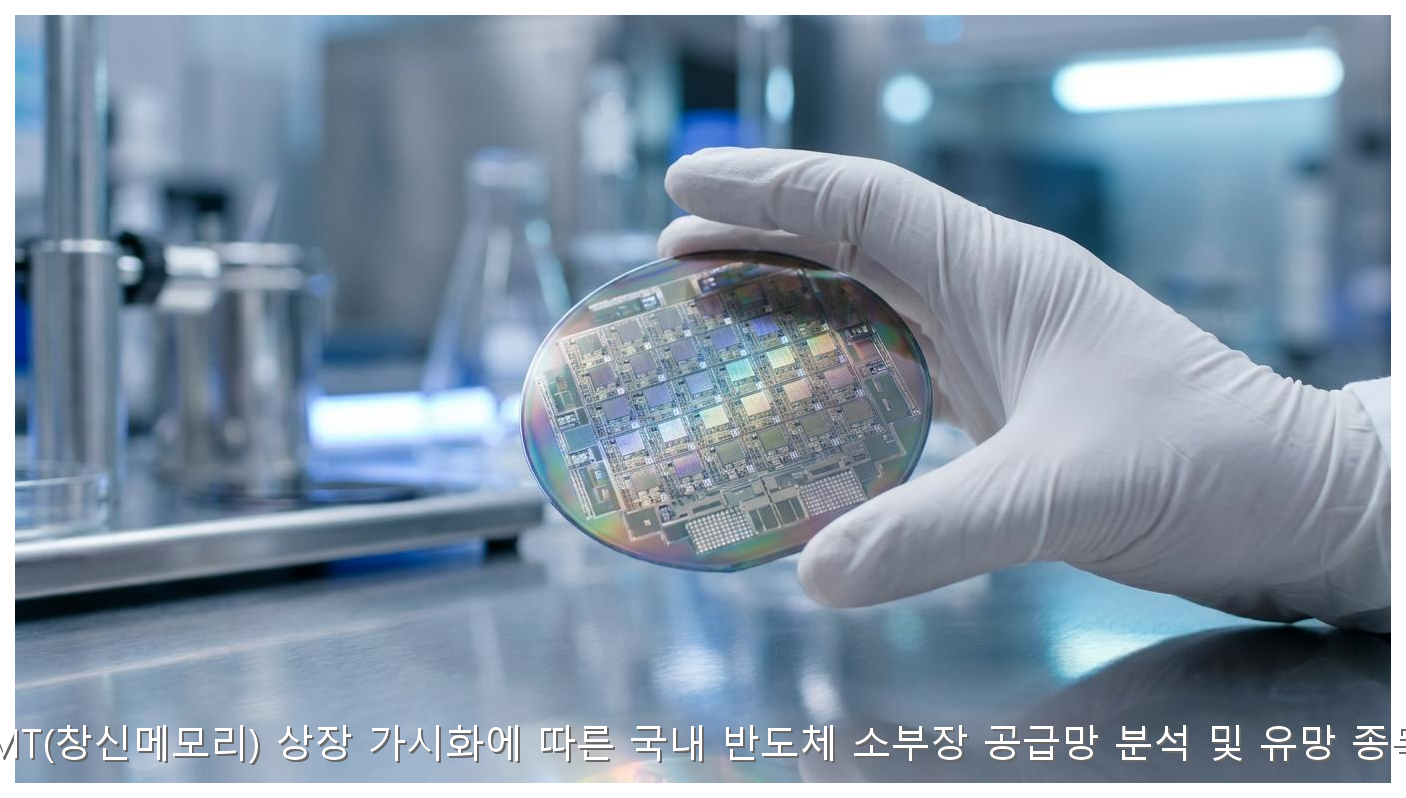 중국 CXMT(창신메모리) 상장 가시화에 따른 국내 반도체 소부장 공급망 분석 및 유망 종목 리포트 핵심 안내 및 분석 인포그래픽 (3)