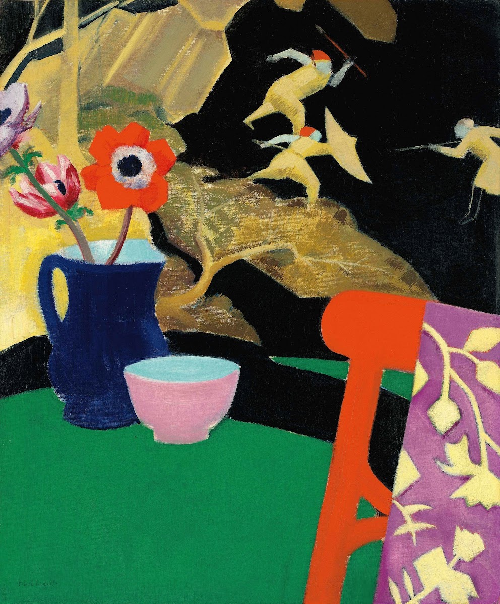 Still Life with Lacquer Screen 1920s