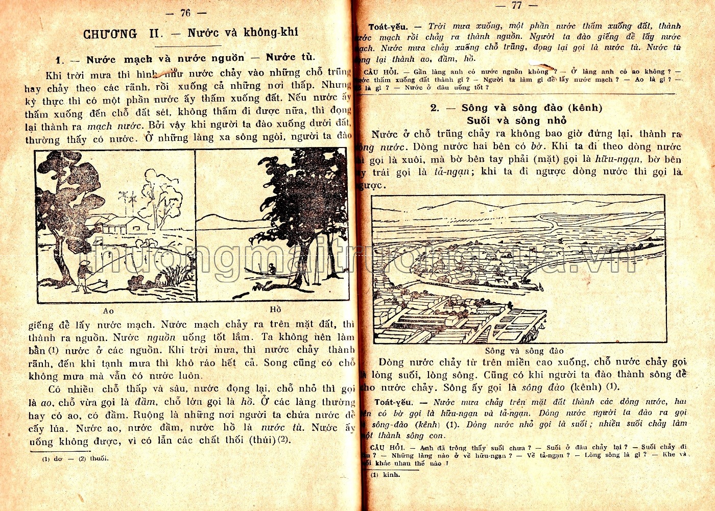 Cách trí địa dư giáo khoa thư (lớp dự bị, 1935) - Trang 38