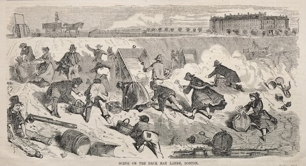 Scene on the Back Bay Lands Boston 1859