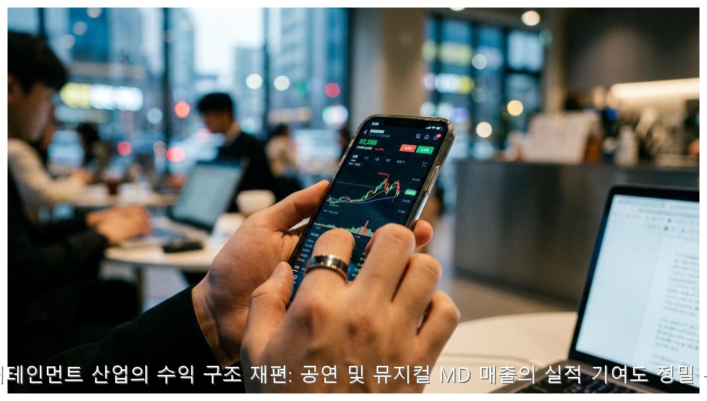 엔터테인먼트 산업의 수익 구조 재편: 공연 및 뮤지컬 MD 매출의 실적 기여도 정밀 분석 핵심 안내 및 분석 인포그래픽 (7)