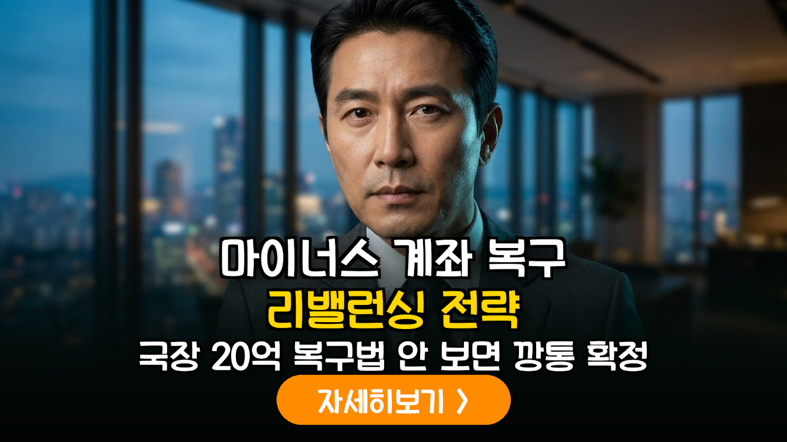 국내 주식 고액 투자자를 위한 마이너스 계좌 복구 및 전략적 리밸런싱 가이드