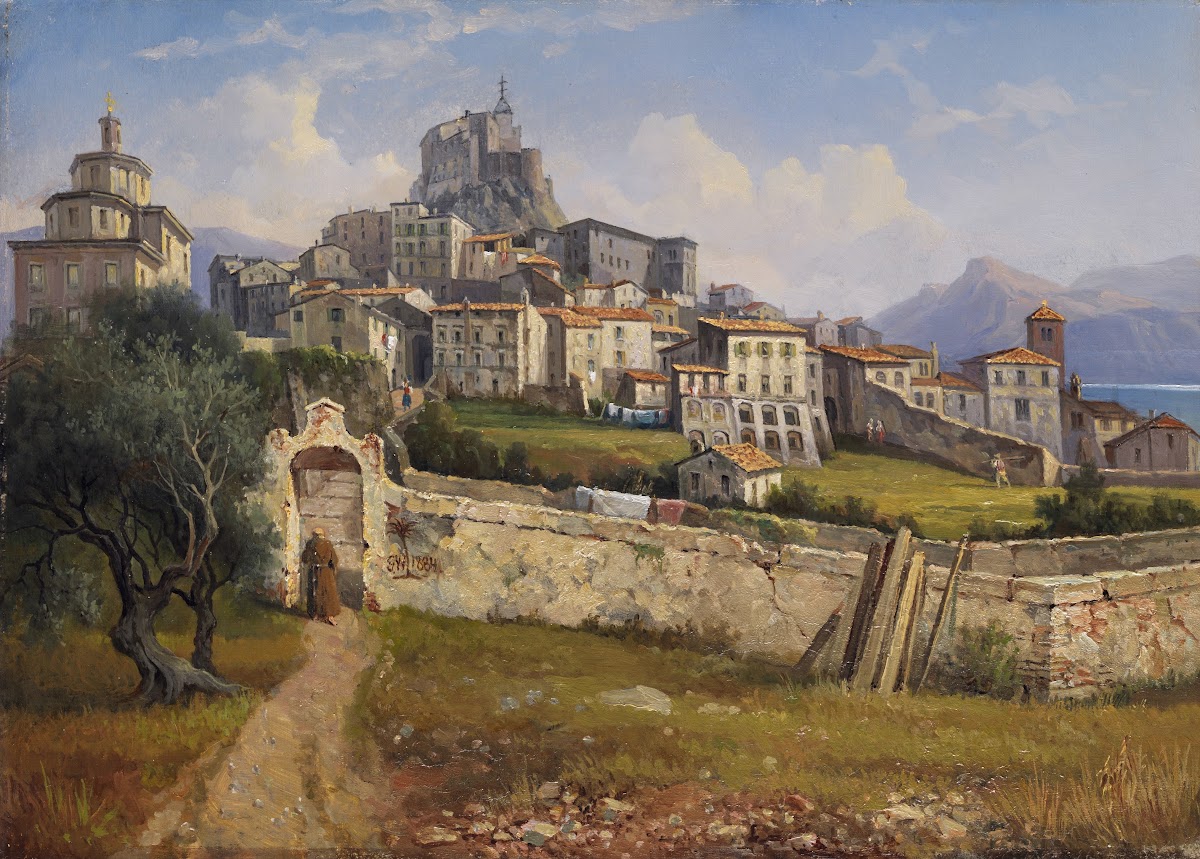 Blick auf Subiaco 1884