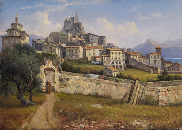 Blick auf Subiaco 1884