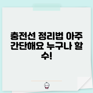 충전선정리, 집 정리 방법, 최신 정리 용품, 효율적인 공간 활용, 겨울철 정리 팁
