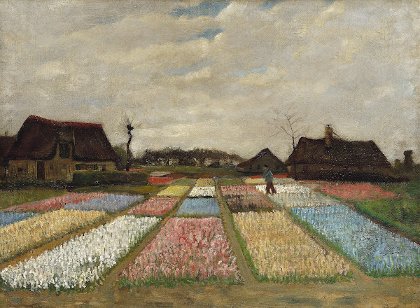 Flower Beds in Holland c 1883