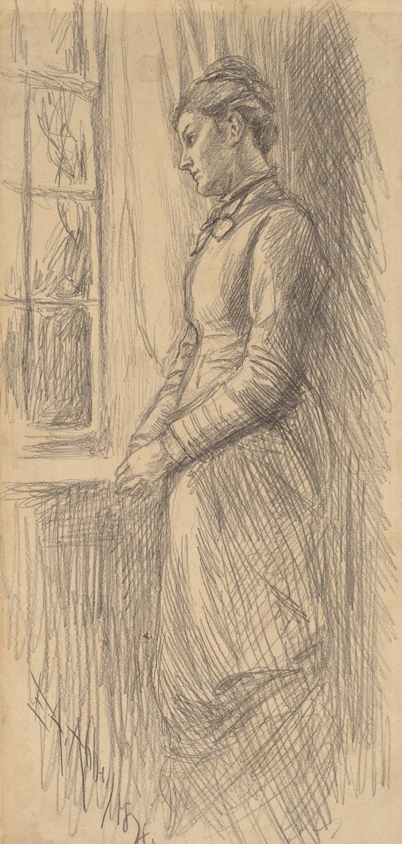 Solitude  Miss Vesta Rollinstall 1878