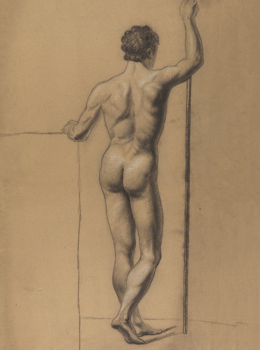 Standing male nude 19th century