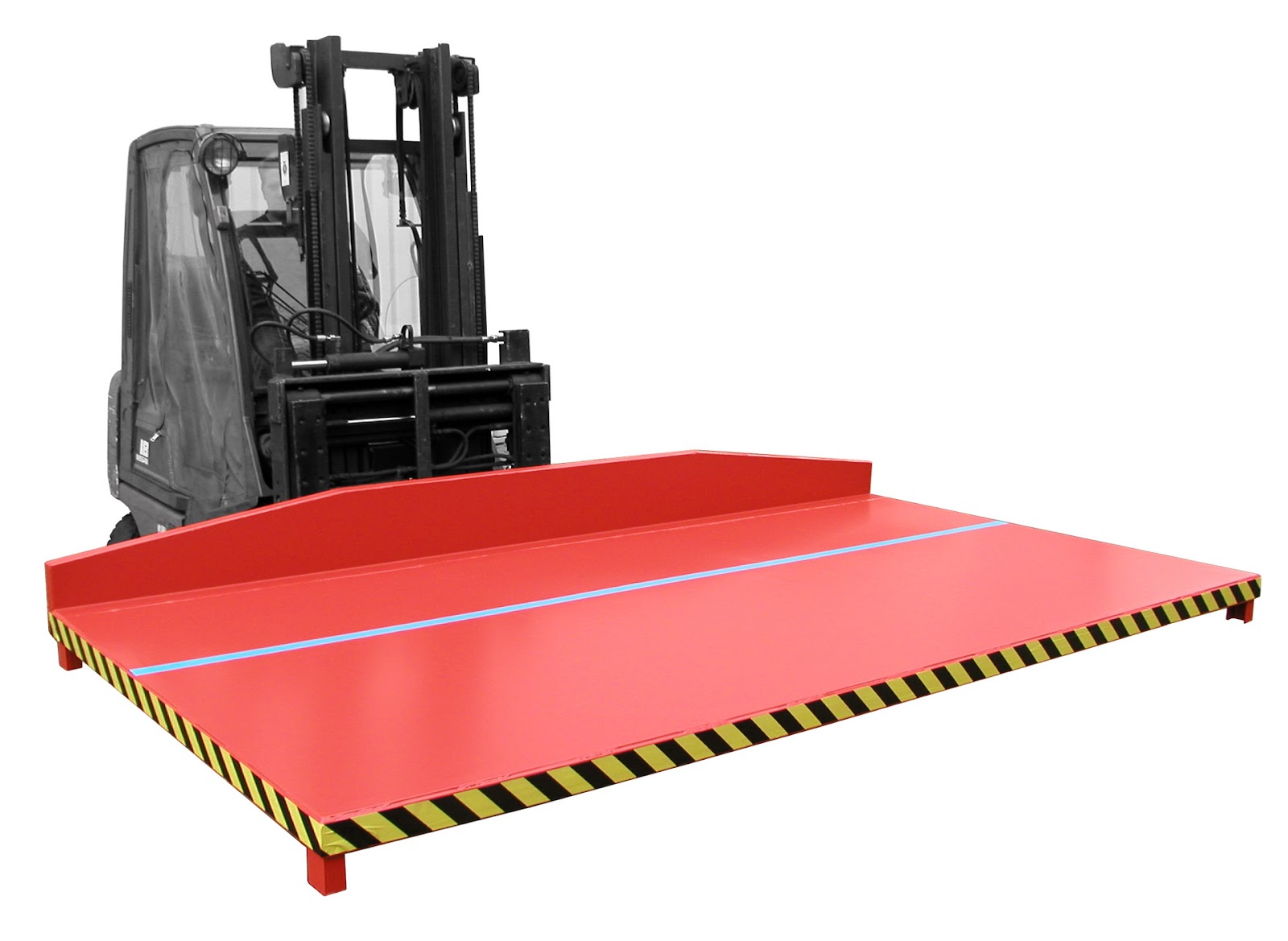 Kiepplateau voor plaatmateriaal RGP-3, gelakt, Vuurrood