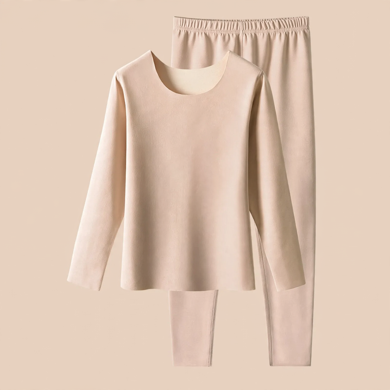 Insulated thermal underwear set with warmth function