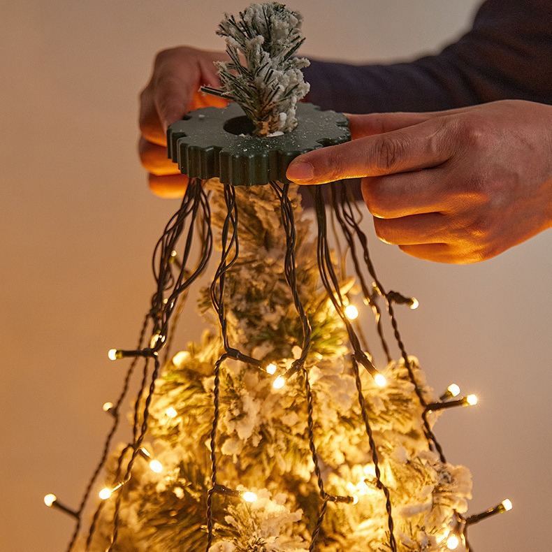 LED Christmas Tree Light String with Star