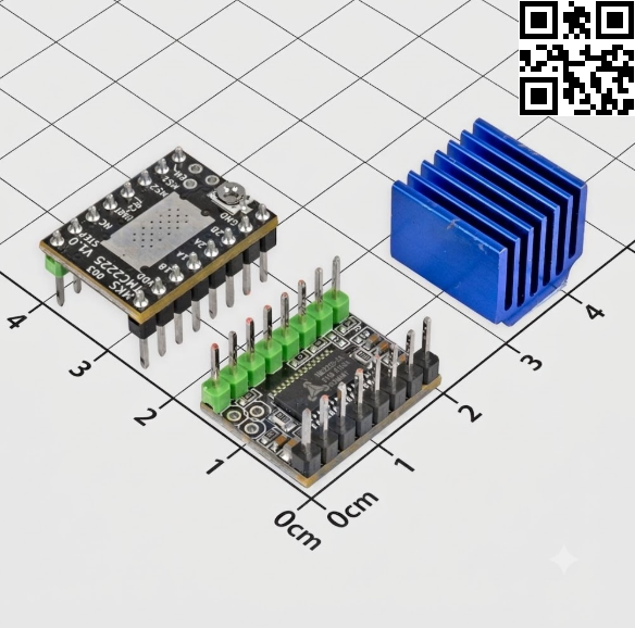 MKS TMC2225 Module Điều Khiển Động Cơ Bước 4.75~36VDC