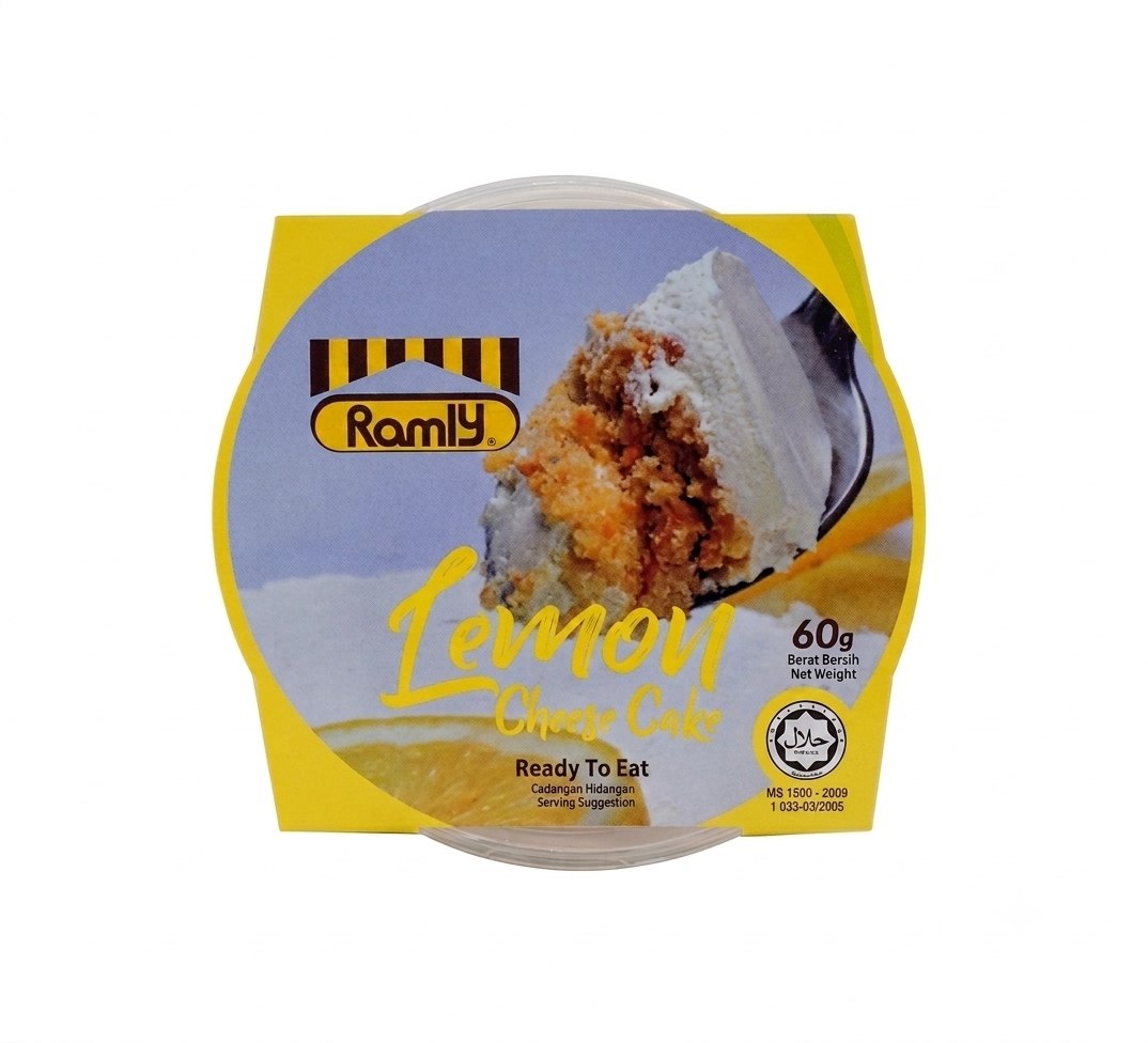 Ramly Cheese Cake Lemon 60G X 24 Unit