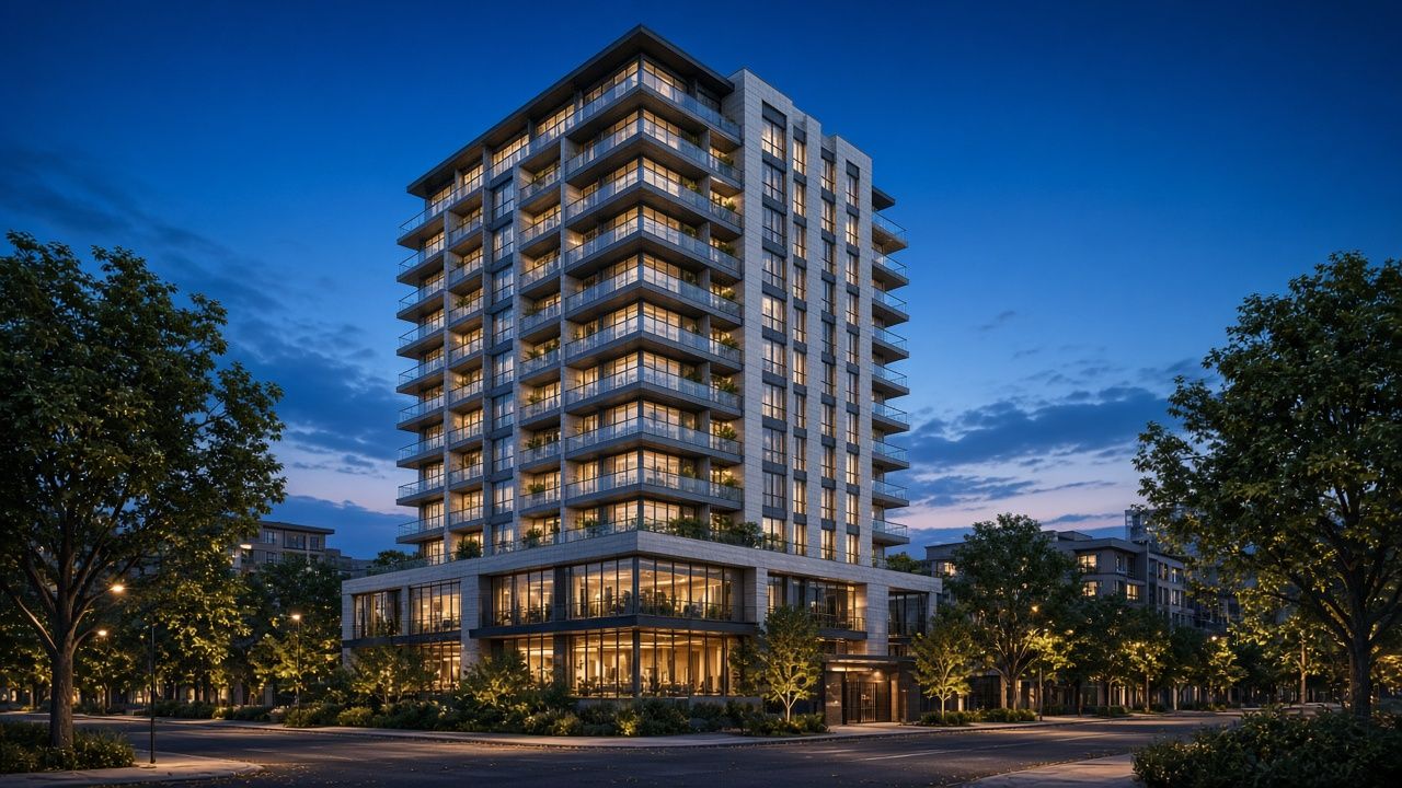 Artist&rsquo;s impression of Charlebois Tower, a proposed high-rise in Ottawa