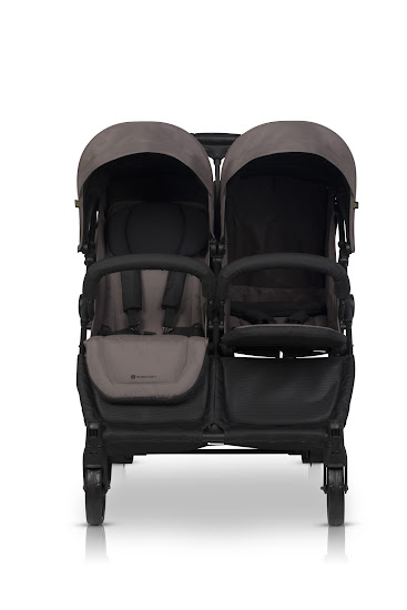 Stroller for twins Euro-Cart Doblo 2024 Taupe
