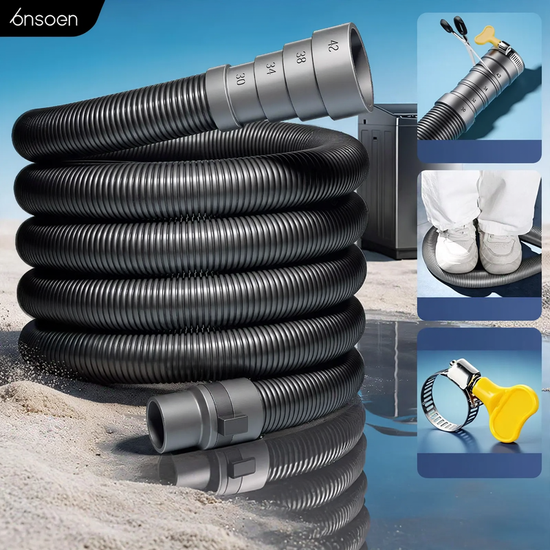 Drainage hose for washing machines, PE-RT