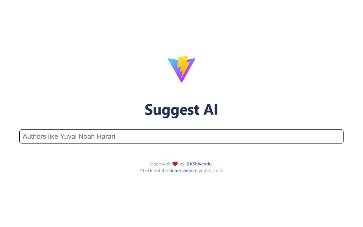 Captura de SuggestAI