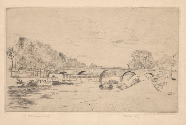 Pont Marie in Paris state II 1903