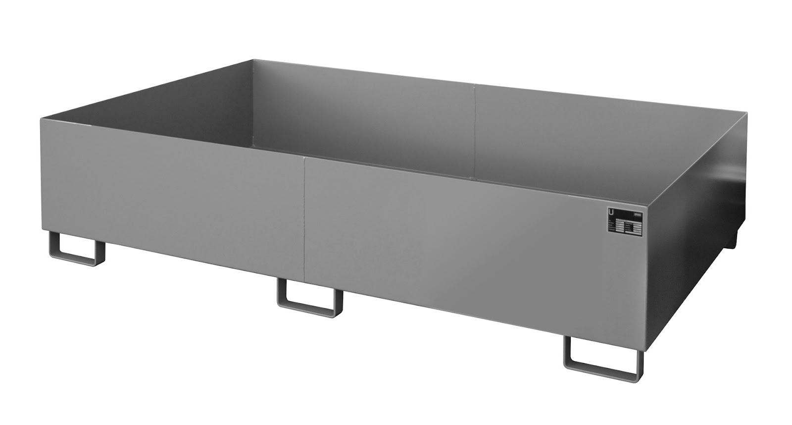 Stellingopvangbak RW 2200-2, gelakt, Muisgrijs