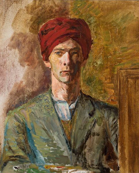 Self portrait in a turban 1929