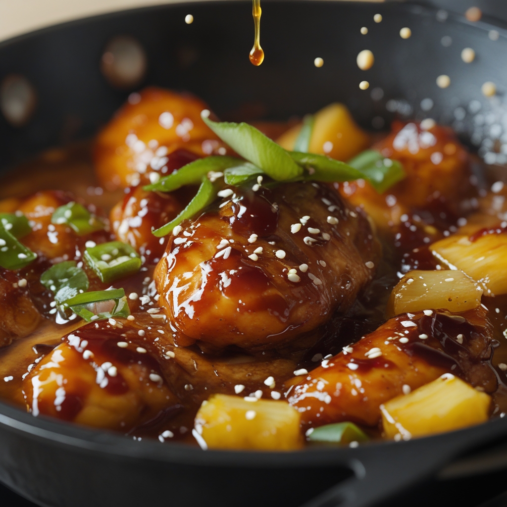 Final Spicy Pineapple Teriyaki Chicken Skillet