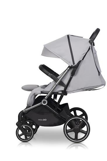 Stroller for twins Easy-Go Echo 2024 gray