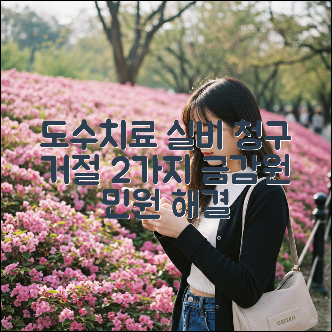 도수치료 실비 청구 거절 2가지, 금감원 민원 해결법