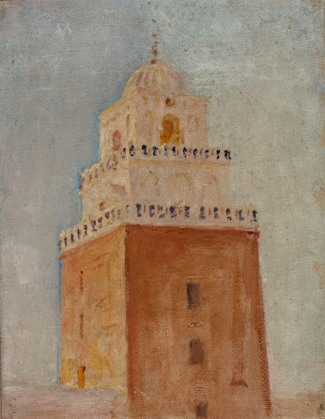 Kairouan The Minaret of the Mosque of the Barber 1911