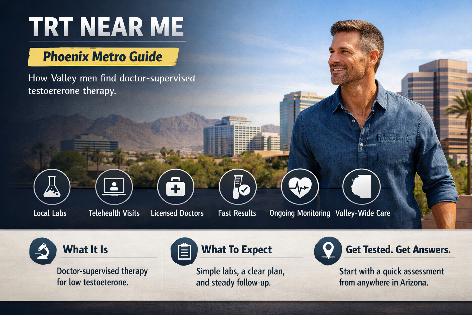 TRT Near Me: A Phoenix Metro Guide to Testosterone Therapy