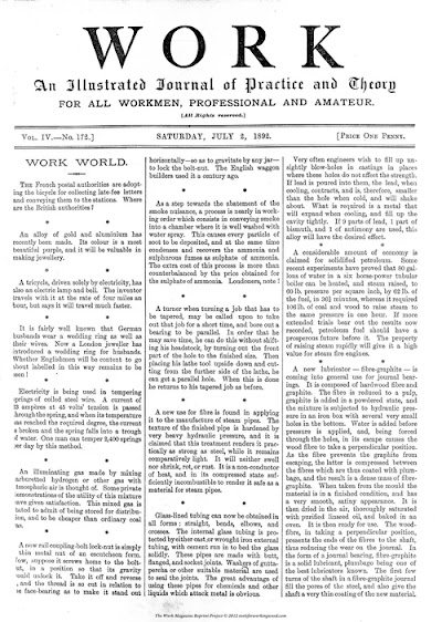 work magazine 172 1892