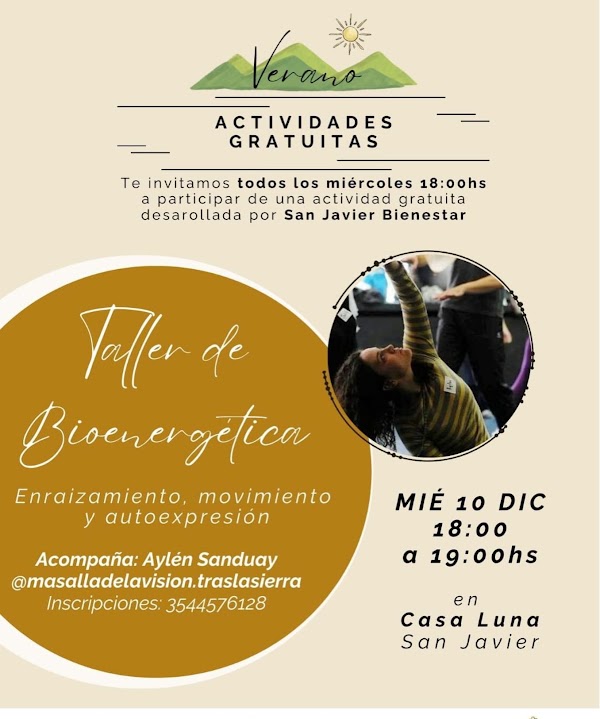 Taller de Bioenergética 🎋✨
