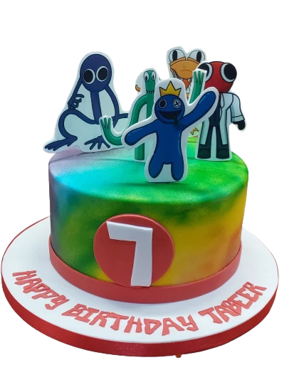 Roblox Friends Icing Cake CB-NC564
