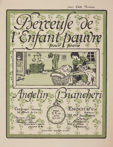 Berceuse de lenfant pauvre 1922