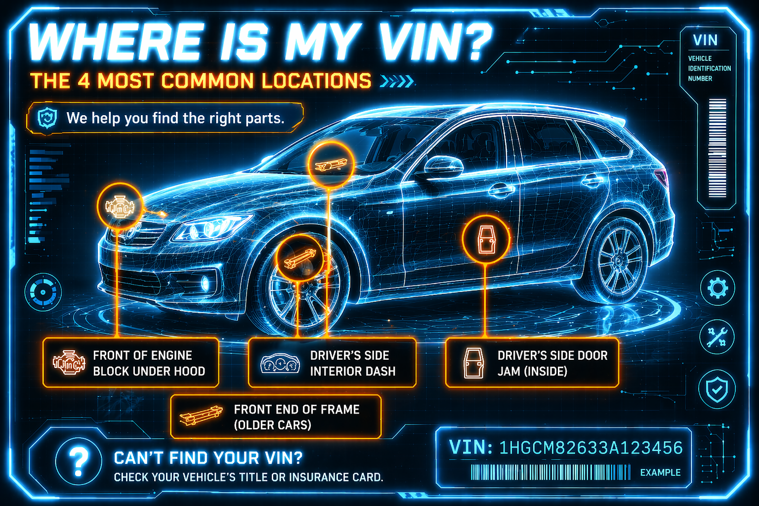 Where to find your VIN number