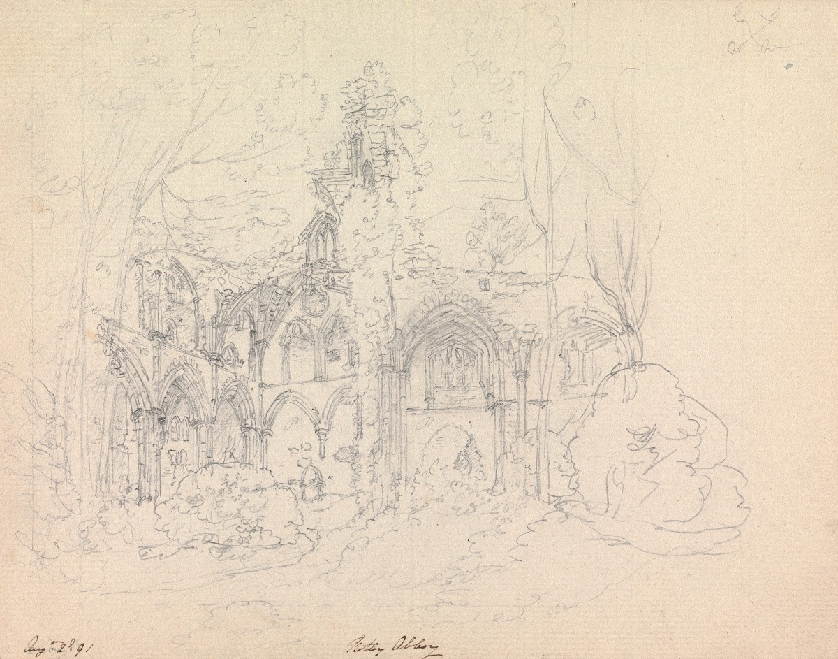 Netley Abbey Hampshire England 1791