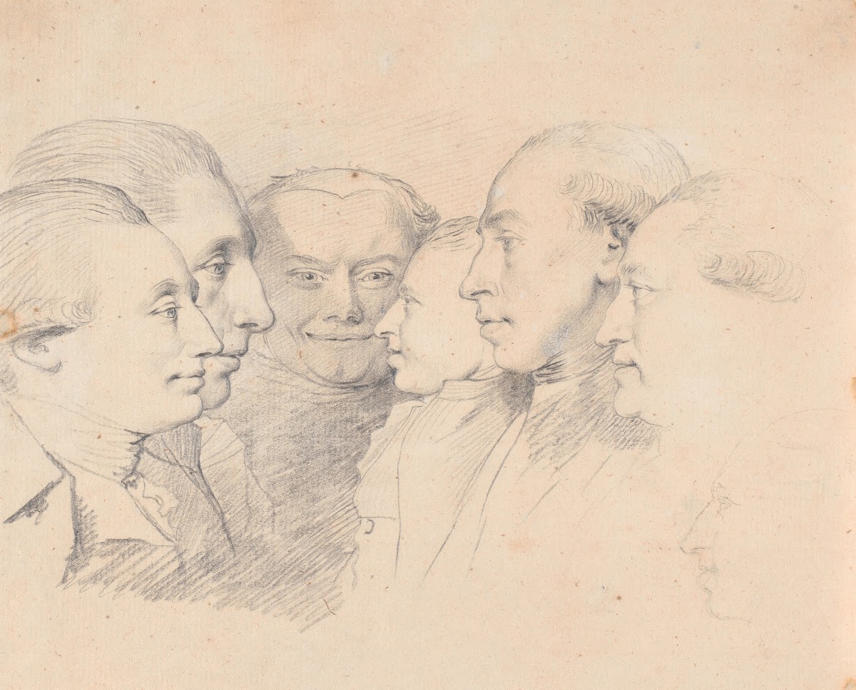 Seks portræthoveder 1783  1786