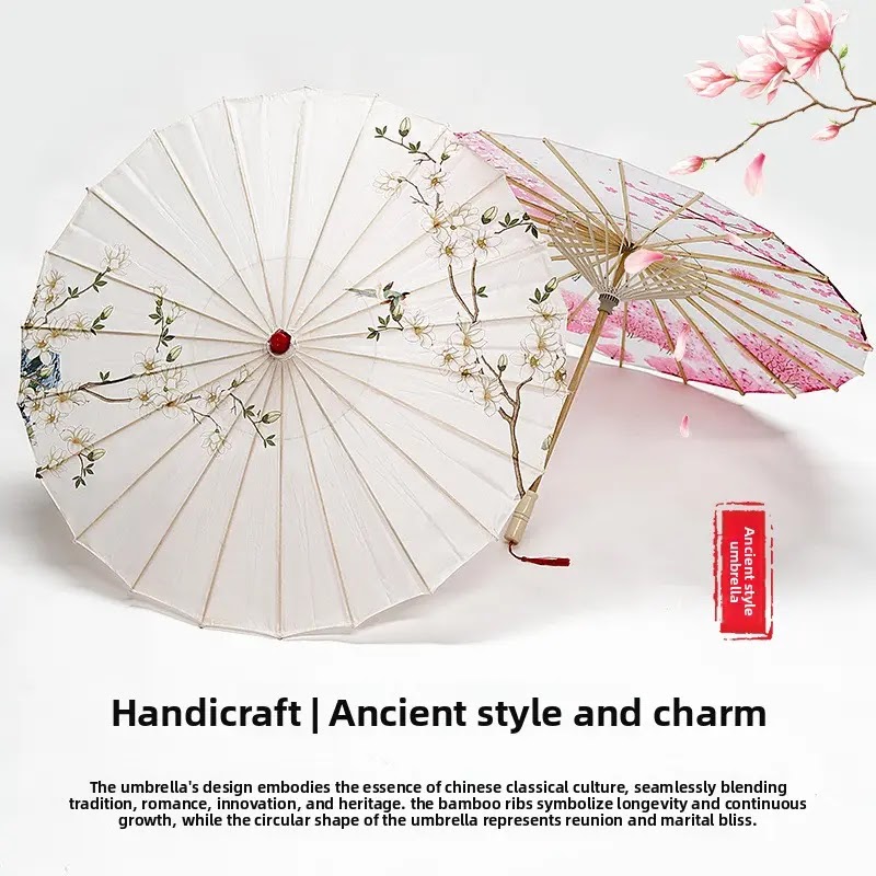 Ô Giấy Dầu Cổ Trang | Dụng Cụ Chụp Ảnh Áo Dài Thanh Lịch 9