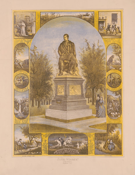 Burns monument the McPherson gift Albany NY 1888