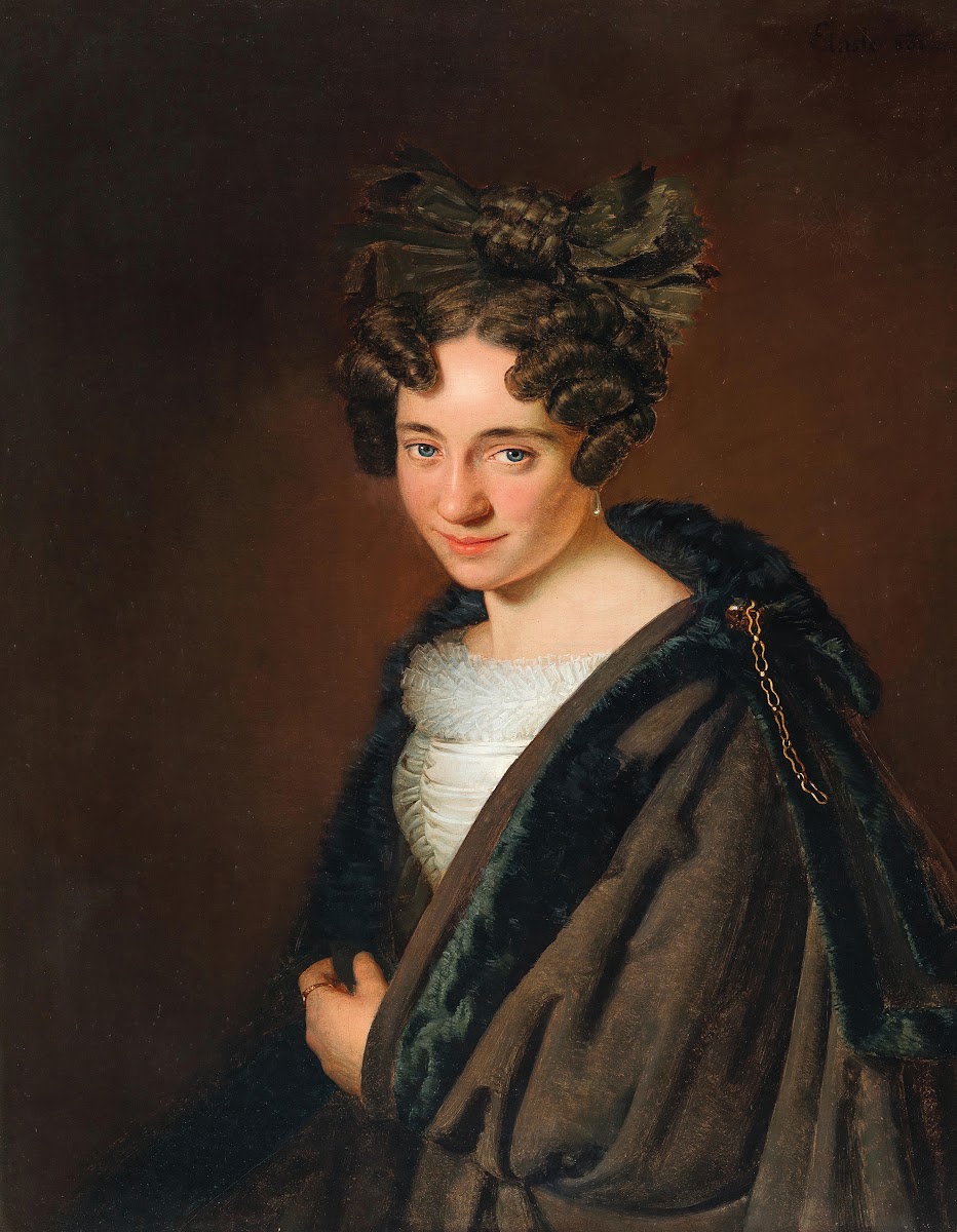 Portrait of a Young Lady with a Black Bow in her Hair 1831