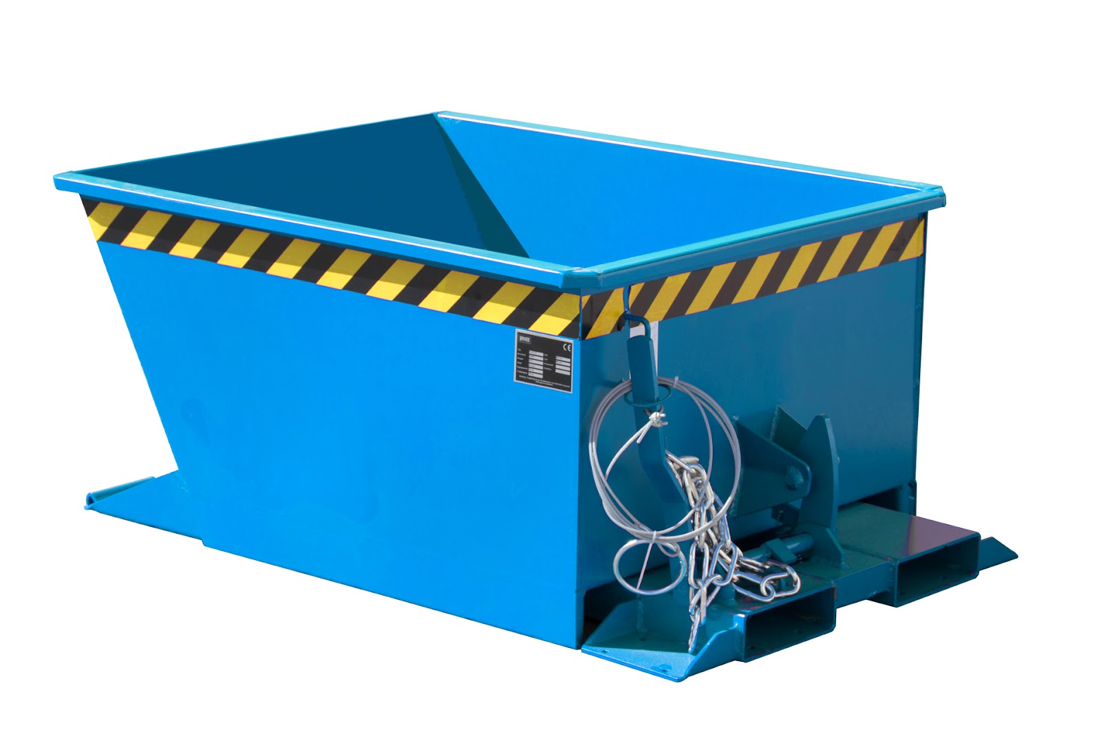 Kiepcontainer GU-RZ 30, gelakt, Lichtblauw
