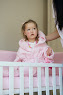 Children's bathrobe Twins Belle size 86–92 (100% cotton terry cloth) pink