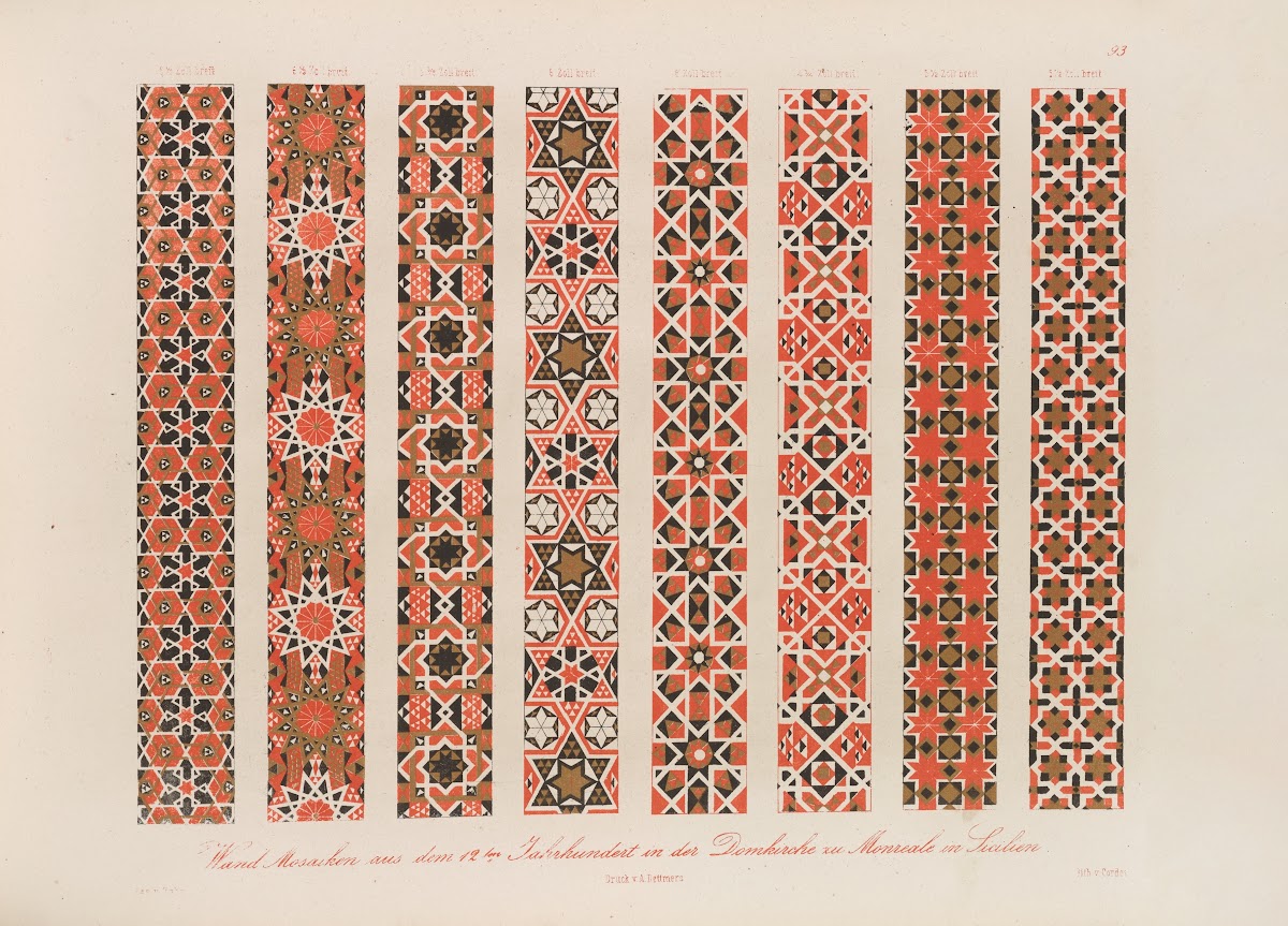 Ornamente aller klassischen Kunst Epochen nach den Originalien in ihren eigenthu