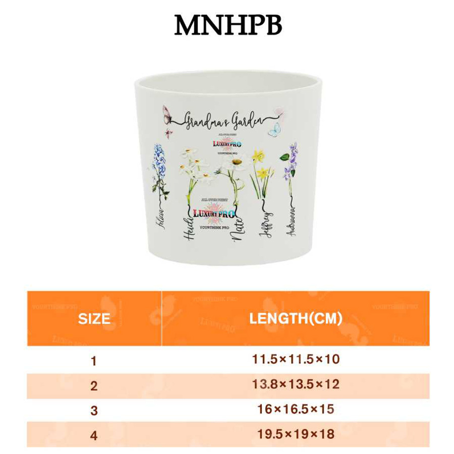 Melamine flowerpot cup