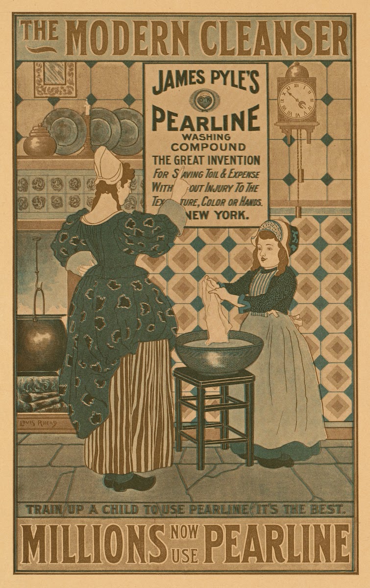 The modern cleanser millions now use Pearline 1896
