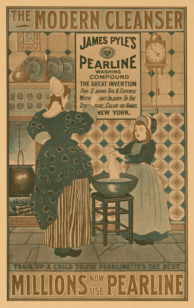The modern cleanser millions now use Pearline 1896